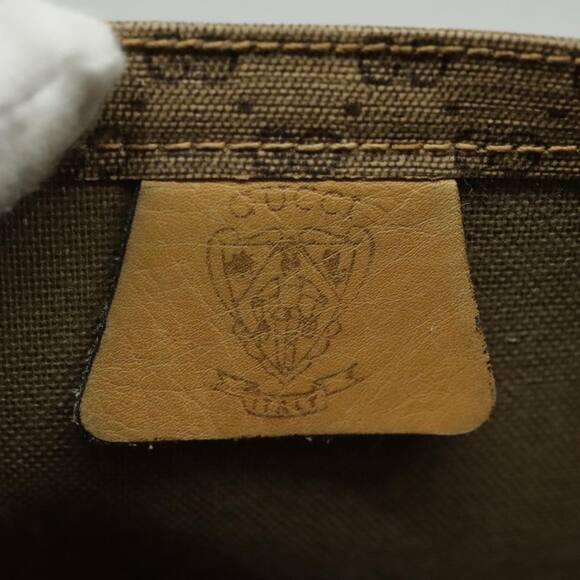 GUCCI Micro GG Canvas Tote Bag Pvc Leather Beige - Picture 16 of 16